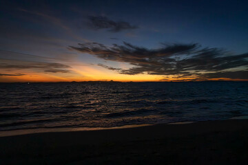 Obraz premium Amazing sunset @ Kimo resort, Indonesia