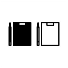 Features List icon set. Monochrome sign from graphic design collection. Creative Features List icon illustration for web design, infographics and more