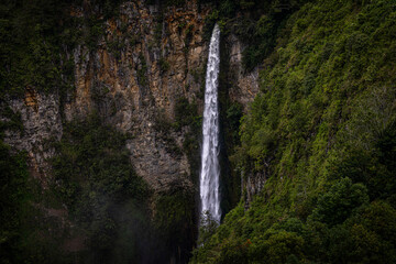 Sipiso Piso Waterval Drone @ Berastagi, Indonesia