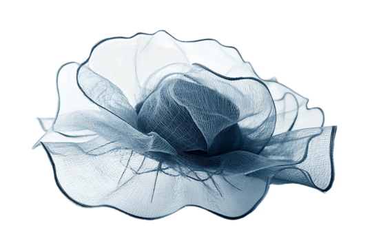 Classic fascinator with graceful net accents