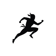 silhouette of a man jumping