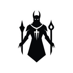 devil and angel with red wings