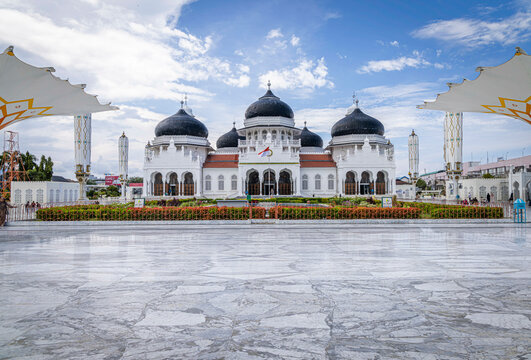 Masjid Raya Baiturrahman grand mosque @ Banda Aceh, Indonesia