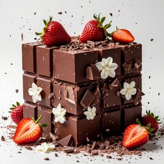 chocolate with strawberries