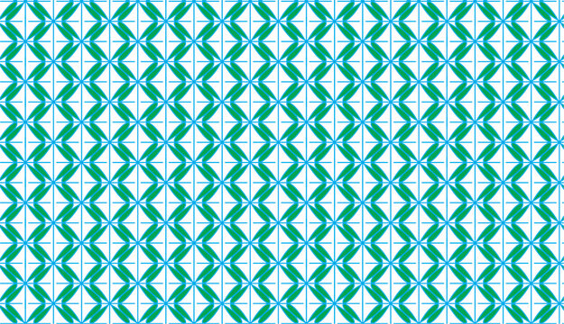 seamless pattern of green repeat design vintage fashion