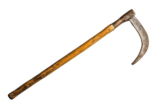 Durable hoe with solid wooden grip