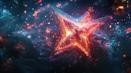 Obraz premium Abstract Starburst