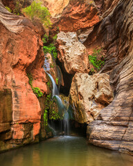 Waterfall Near the Colorado River In The Grand Canyon