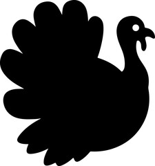 Simple Turkey Silhouette