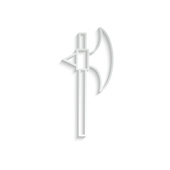 axe icon vector viking weapon sign
