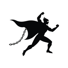 silhouette of a girl jumping