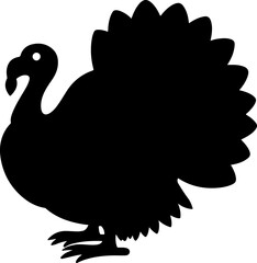 Simple Turkey Silhouette