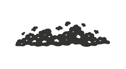 Abstract Dark Cluster Graphic Element