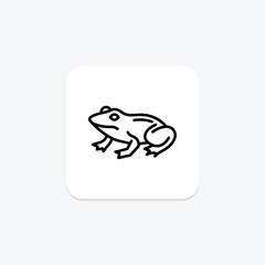 Bullfrog, vector, pixel perfect, illustrator file