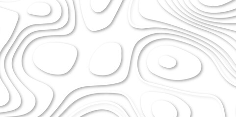 Abstract Luxury paper cut background, Abstract decoration, white pattern lines gradients, 3d Vector illustration. Realistic papercut decoration textured with wavy layers.