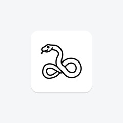Green Tree Python, vector, pixel perfect, illustrator file