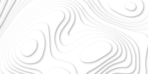 Abstract Luxury paper cut background, Abstract decoration, white pattern lines gradients, 3d Vector illustration. Realistic papercut decoration textured with wavy layers.