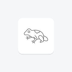 Poison Dart Frog, vector, pixel perfect, illustrator file