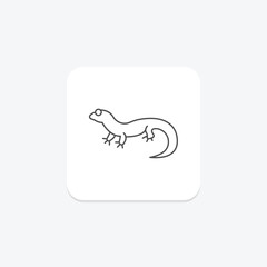 Fat Tailed Gecko, vector, pixel perfect, illustrator file