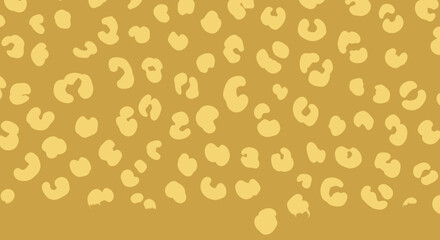 Obraz premium Gold Leopard Print Pattern Background