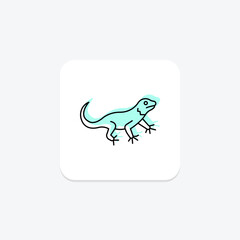 Collared Lizard, vector, pixel perfect, illustrator file