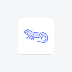 Green Iguana, vector, pixel perfect, illustrator file