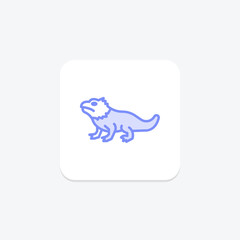 Tuatara, vector, pixel perfect, illustrator file