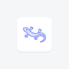 Fire Salamander, vector, pixel perfect, illustrator file