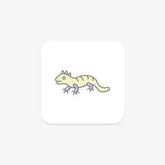 Tiger Salamander, vector, pixel perfect, illustrator file