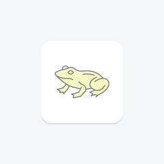 Bullfrog, vector, pixel perfect, illustrator file