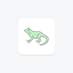 Frilled Lizard, vector, pixel perfect, illustrator file