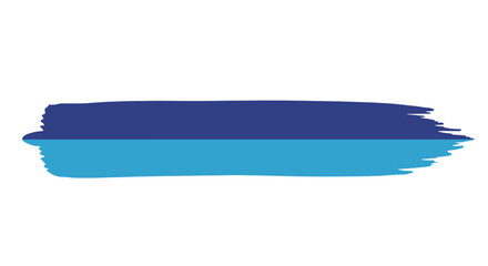 Abstract Horizontal Brushstroke Background In Teal And Blue