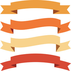 Retro Ribbon Vector Art Pack for Designers