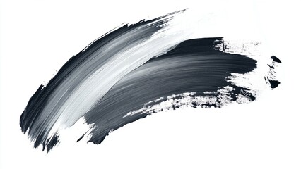 black and white feather