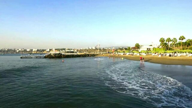 peru callao beach pacific ocean  building 