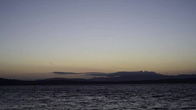 peru paracas  bay ,ocean pacific atb sunset sky not people