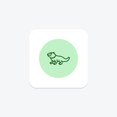 Tuatara, vector, pixel perfect, illustrator file