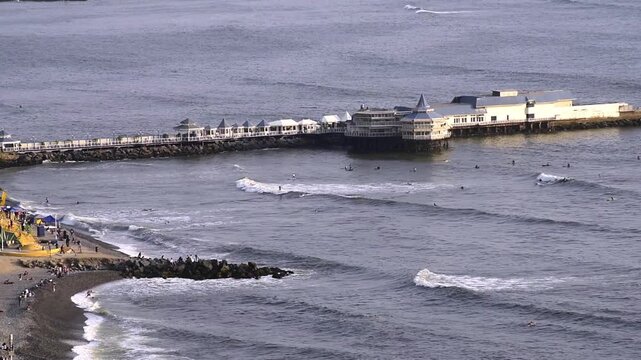 peru miraflores air viux of restaurant  rosa nautica ocean pacific beach  luxury peruvian food  pintoresque 