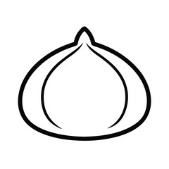 vector illustration of an apple