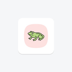 Bullfrog, vector, pixel perfect, illustrator file