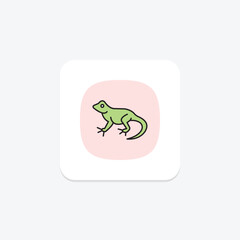 Frilled Lizard, vector, pixel perfect, illustrator file