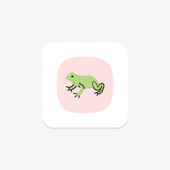 Fire Bellied Toad, vector, pixel perfect, illustrator file