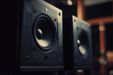 Audio Speaker Close-Up