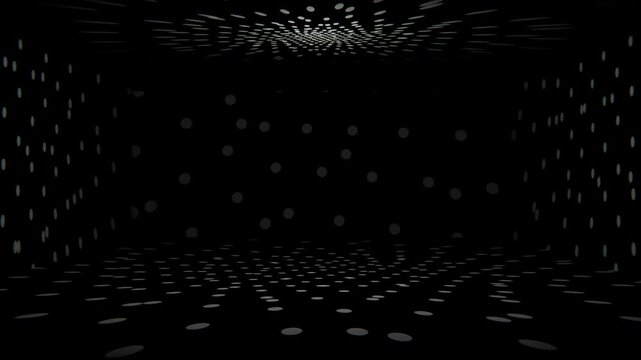 4K Seamless Loop: Rotating Lights & Reflections for Dance Party Backgrounds &ndash; No Disco Ball, Lights Fixed for Easy Post-Editing