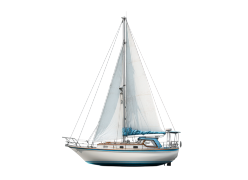 hyperrealistic sailboat beautifully