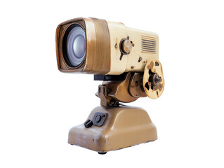 Isolated Vintage Film Projector