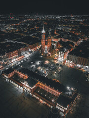 aerial view of cracow