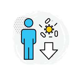 Good Hygiene Vector Icon Illustrating Sanitary Measures