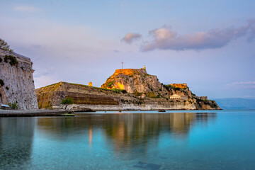 Old Venetian Fortress in Corfu island, Greece