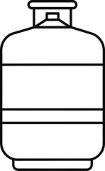 Propane Tank Icon Gas Cylinder LPG Vessel